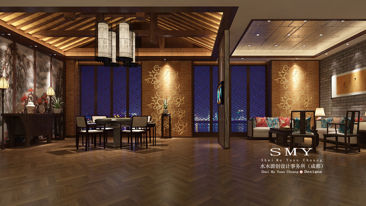 星級酒店餐廳包間設(shè)計(jì)效果圖