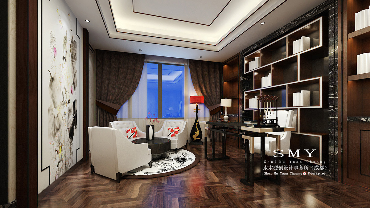 客房室內(nèi)會(huì)客區(qū)域設(shè)計(jì)，客房辦公區(qū)域設(shè)計(jì)