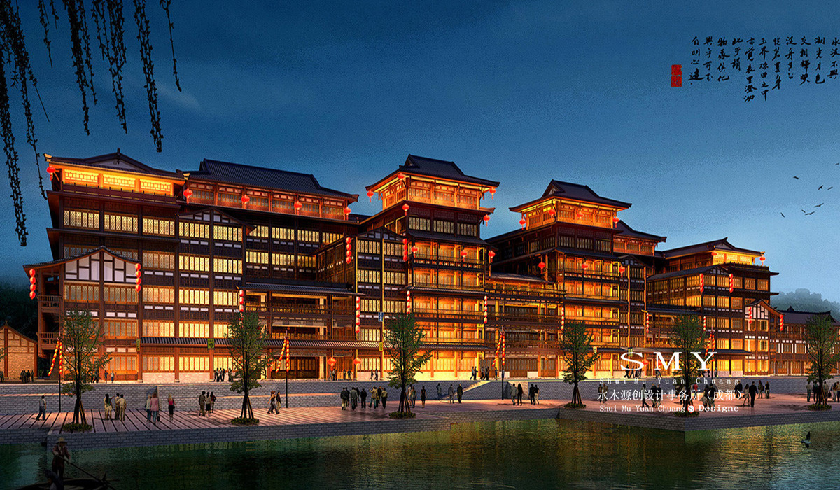 主題酒店雅閣外觀設(shè)計(jì)裝飾