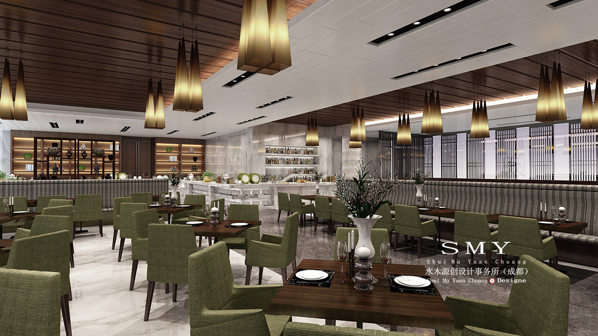 酒店全日制餐廳設(shè)計，精品酒店設(shè)計