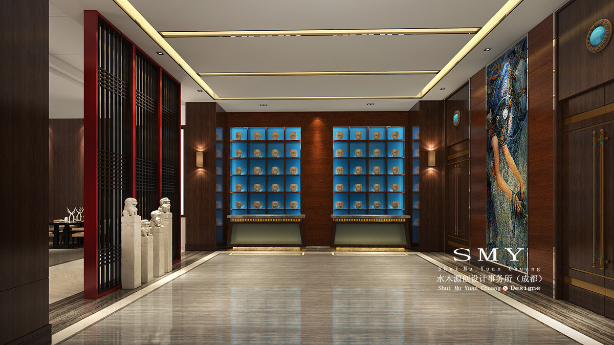 昌都酒店湯吧設計，酒店大堂設計