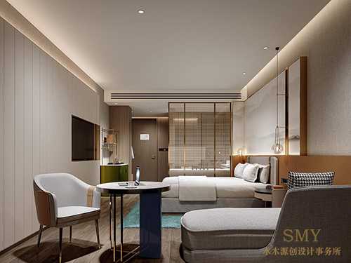 酒店設(shè)計(jì)客房效果展示圖、酒店設(shè)計(jì)效果的落地性