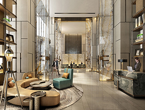 煙臺(tái)鑫廣萬(wàn)豪商務(wù)酒店設(shè)計(jì)案例_水木源創(chuàng)（SMY）